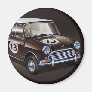 Mini Cooper S brown Magnet