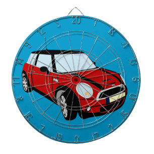 Mini Cooper sports car Dart Board