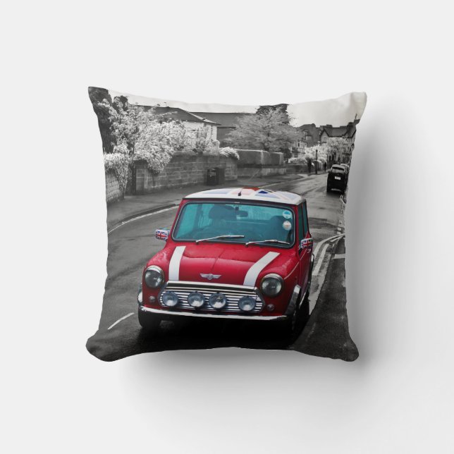 Mini Cooper Vintag Cushion (Front)