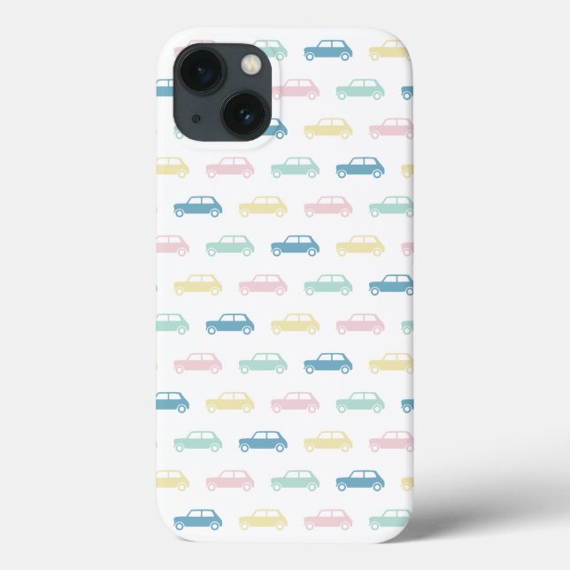 Mini Coopers on the Go - Pastel Case-Mate iPhone Case (Back)