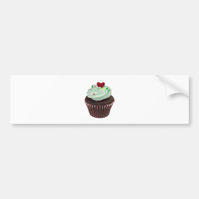 Mini cupcake bumper sticker (Front)