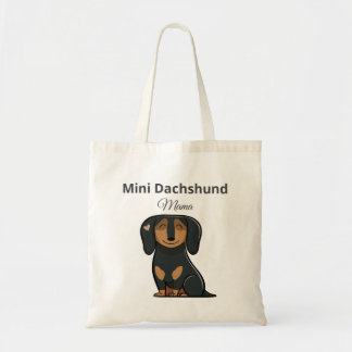 Mini Dachshund Mama Tote Bag Gift