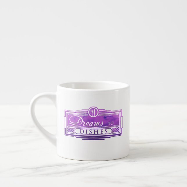 Mini Dreams to Dishes Mug (Left)