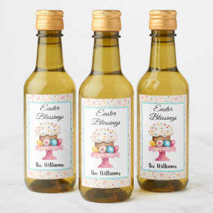Mini Easter Blessings Mini Wine Bottle Labels