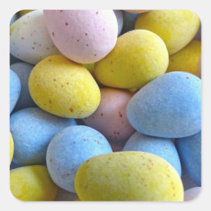 Mini Eggs Square Sticker