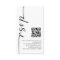 Mini Elegant Calligraphy QR Code Wedding RSVP 
