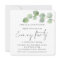 MINI Eucalyptus Wedding Evening Party Invite