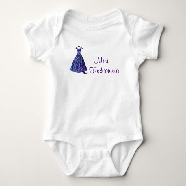 Mini Fashionista Bodysuit (Front)