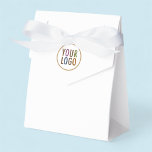 Mini Favour Gift Bag with Ribbon Custom Logo & Tex Favour Box<br><div class="desc">Easily personalise this mini favour gift bag with your own business logo, text, and colours. It's perfect for small gift items and favours such as candy, jewellery, soaps, small product samples, etc. It's available in other ribbon colours, other box styles, and you can customise the colour. Low minimum order quantity...</div>