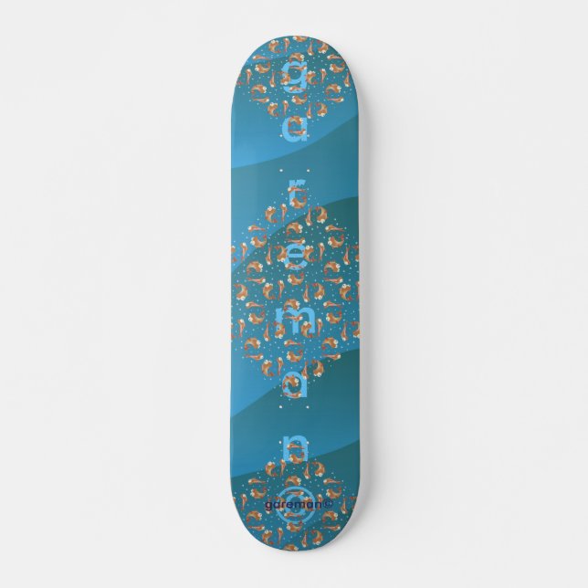 mini fishee board skateboard (Front)