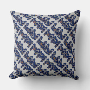 Mini Flip Flops (blue/grey) Cushion