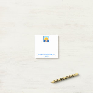 Mini Golden Dog Sunrise Waves  Post-it Notes