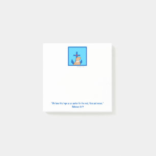 Mini Golden Retriever, Anchor & Hearts Post-it Notes