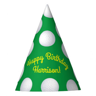 Mini Golf Balls Birthday Party Kids Sports Party Hat