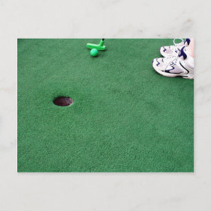 Mini Golf Invite Postcard