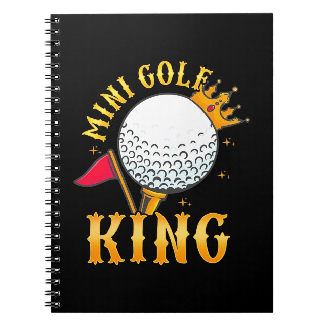 Mini Golf King Notebook (Front)