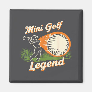 Mini Golf Legend Funny Mini Golf Chamon Vintage Ki Magnet