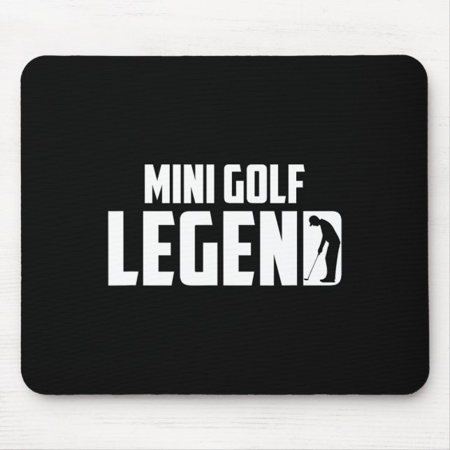 Mini Golf Legend - Mini Golfer  Mouse Mat (Front)