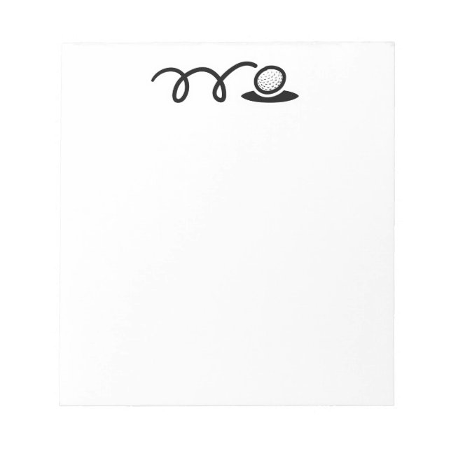 Mini golf notepad (Front)