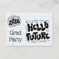 Mini grad party invites