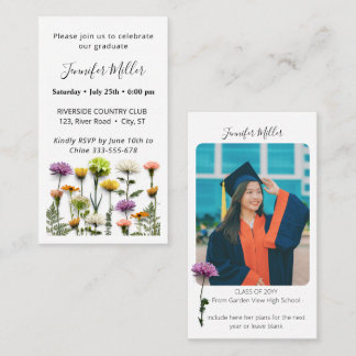 Mini Graduation Party invitation announcement