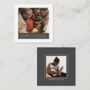 MINI Happy Holidays Photo Template Christmas Card