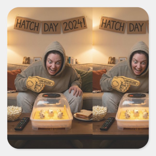 Mini Hatch Celebration – Fun Sticker (Front)