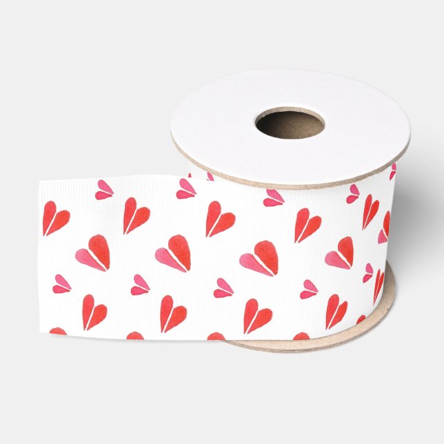 MINI HEARTS 3" Wide Grosgrain Ribbon (Spool)