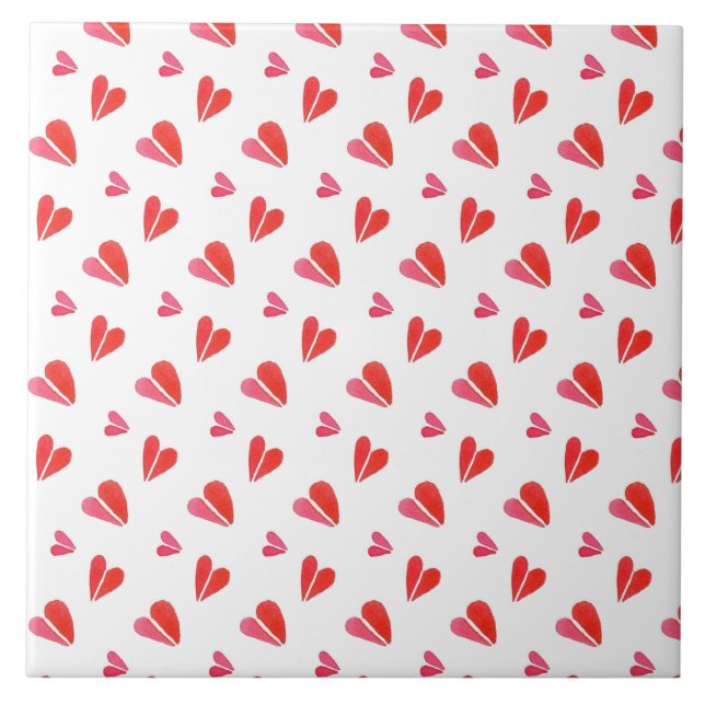 MINI HEARTS 6x6 Ceramic Tile (Front)