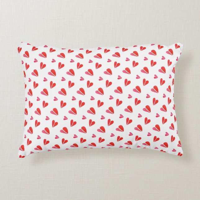 MINI HEARTS Accent Pillow (Front)