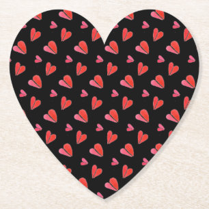 MINI HEARTS II Heart Paper Coasters