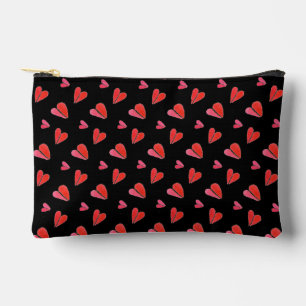 MINI HEARTS II Small Accessory Pouch Bag