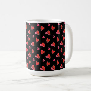 MINI HEARTS II Tall White Mug