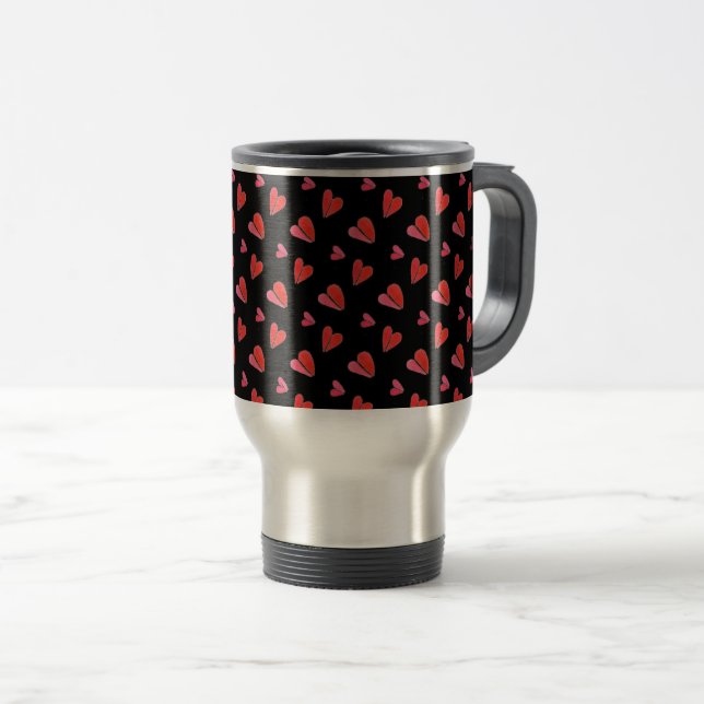 MINI HEARTS II Travel Mug (Front Right)