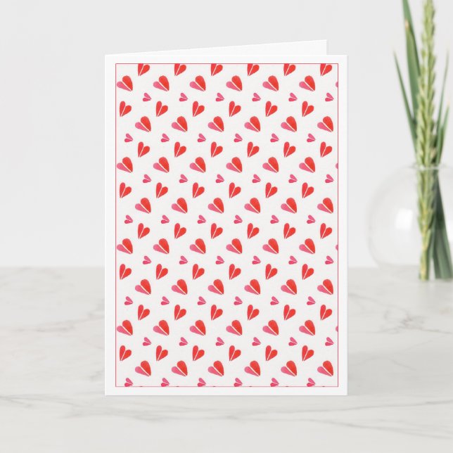 MINI HEARTS Valentine's Day Card (Front)