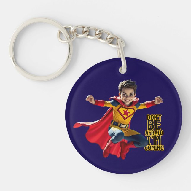 Mini Hero Mischief  Key Ring (Front)