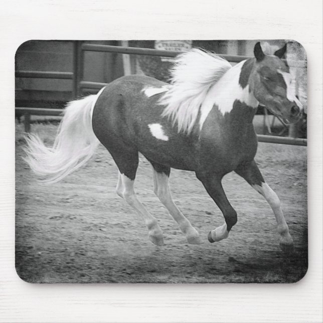 Mini Horse Gallops Mouse Mat (Front)