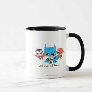 Mini Justice League Sketch Mug