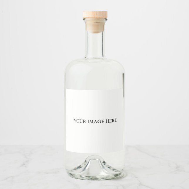 Mini Liquor Bottle Label (Front)