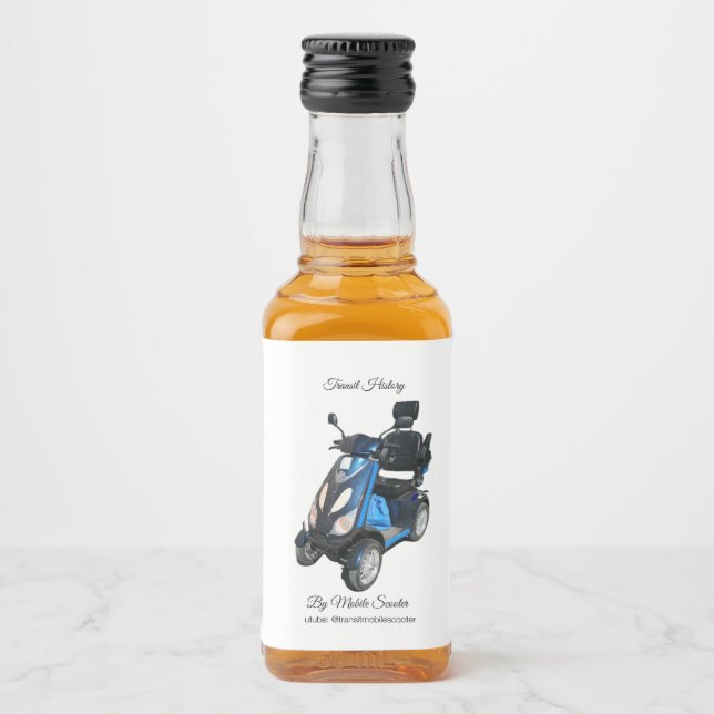 Mini Liquor Bottle Labels (7.6 cm x 5.1 cm) (Front)