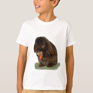 Mini Lop Bunny and carrot T-Shirt