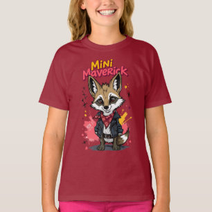 Mini Maverick Cool Rebel Coyote Playground Punk T-Shirt