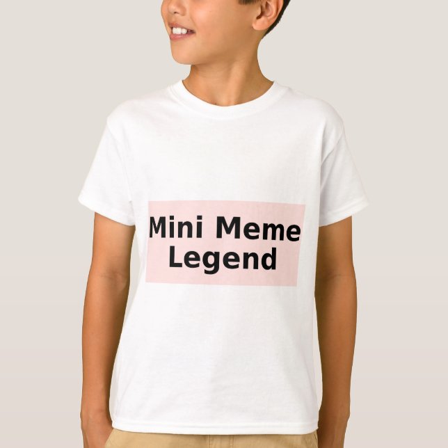 Mini Meme Legend Kids' T-Shirt (Front)