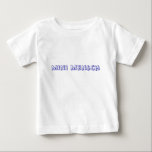 mini mensch Yiddish t shirt or<br><div class="desc">This mini mensch t shirt is a great bris, birthday, or Hanukkah gift for the Jewish boys.</div>