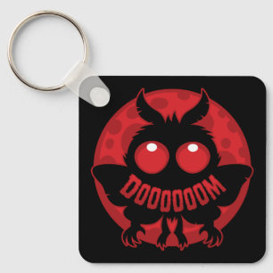 Mini Moonlit Mothman of DOOOOOOM Key Ring