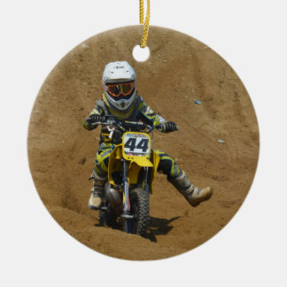 Mini Motocross Ceramic Tree Decoration