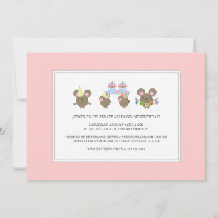 Mini Mouse Birthday Party Invitation