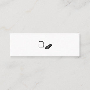 Mini-Mum Simple Business Card Bread French Bread