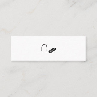 Mini-Mum Simple Business Card Bread French Bread