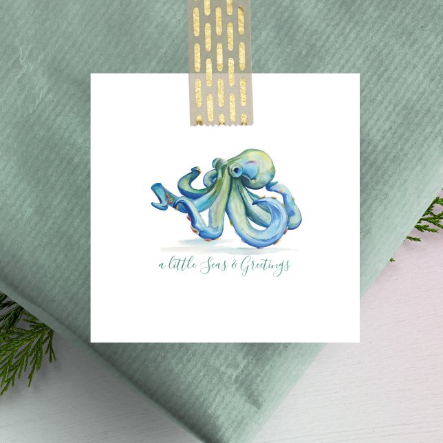 Mini Octopus Christmas Card (Creator Uploaded)